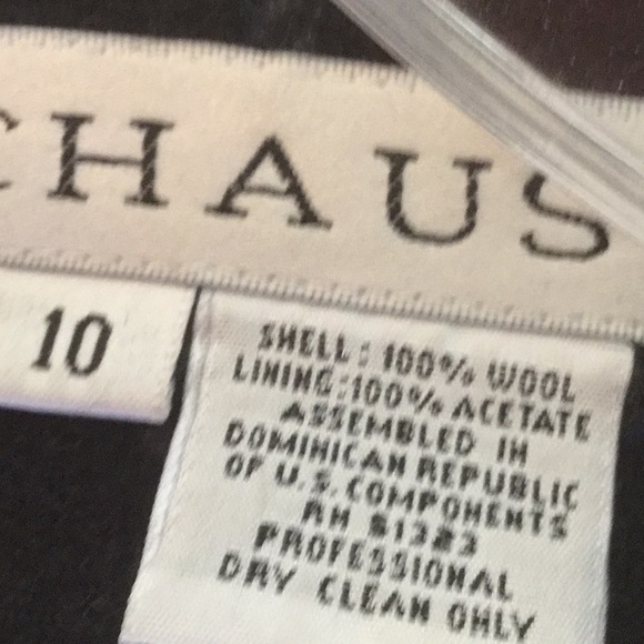 CHAUS  wool dress jacket nice cond - Picture 6 of 8